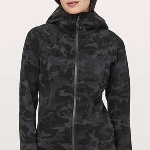 Lululemon Scuba Hoodie Full Zip Dark Camo Size